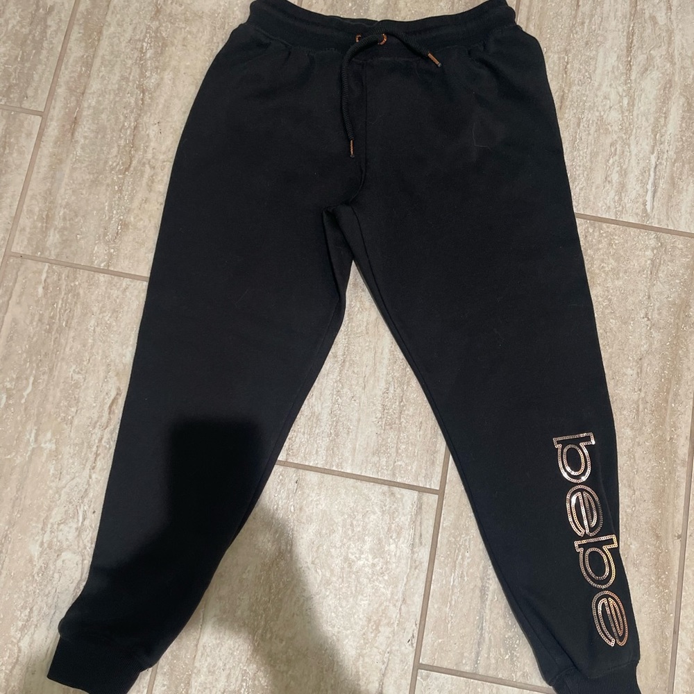 BEBE black sweats